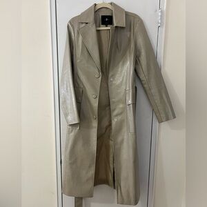 Leather Trench Coat